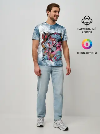 Мужская базовая футболка / Водяной | Мифология