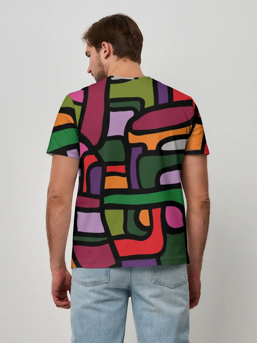 Мужская базовая футболка / Ретро