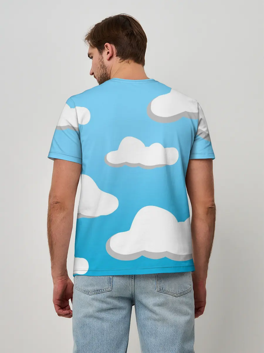 Мужская базовая футболка / Небо