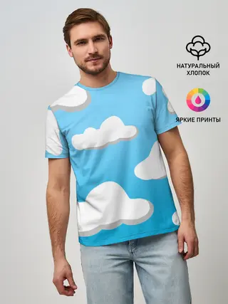 Мужская базовая футболка / Небо