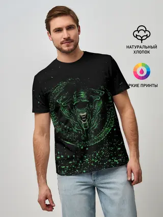 Мужская базовая футболка / ЧУЖОЙ | ALIEN