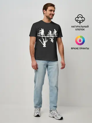 Мужская базовая футболка / Очень Странные Дела