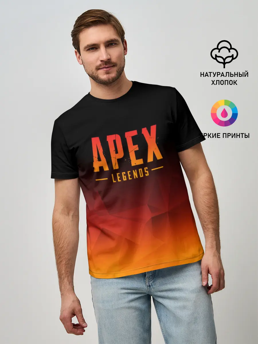 Мужская базовая футболка / APEX LEGENDS | АПЕКС ЛЕГЕНДС