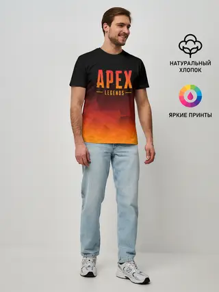 Мужская базовая футболка / APEX LEGENDS | АПЕКС ЛЕГЕНДС