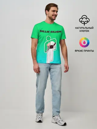 Мужская базовая футболка / Billie Eilish