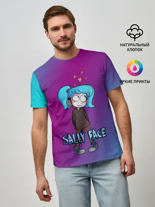 Мужская базовая футболка / Sally Face