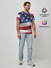 Мужская базовая футболка / USA