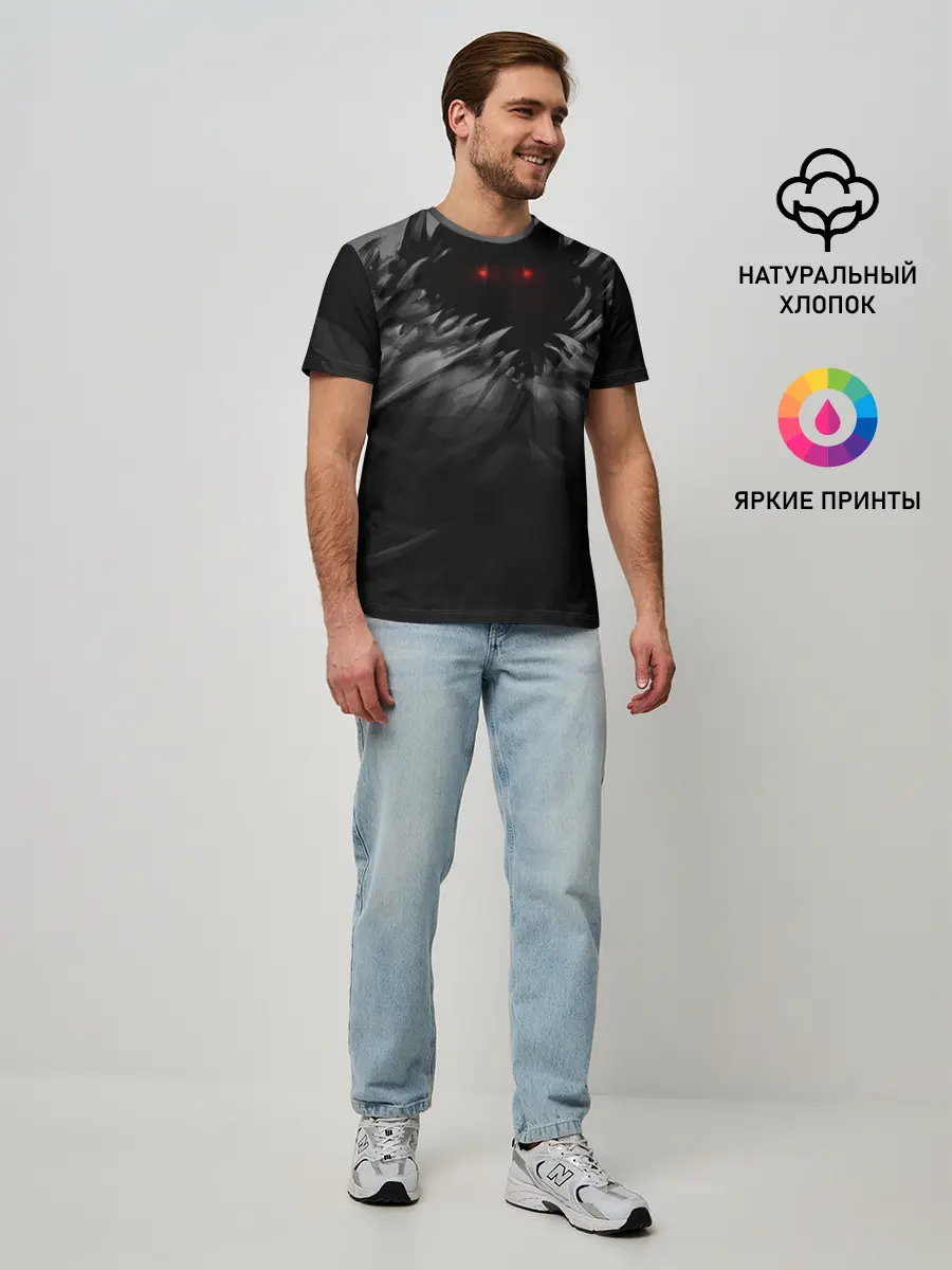 Мужская базовая футболка / Тёмный личь