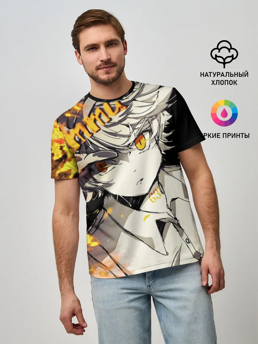 Мужская базовая футболка / Обещанный неверленд Emma