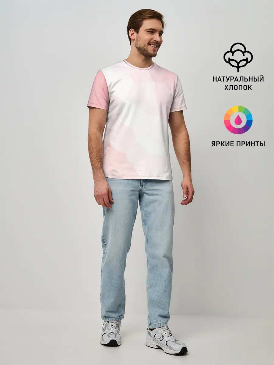 Мужская базовая футболка / Пикси кристаллы