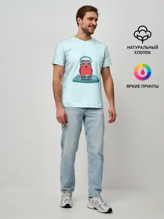 Мужская базовая футболка / Воспроизведение