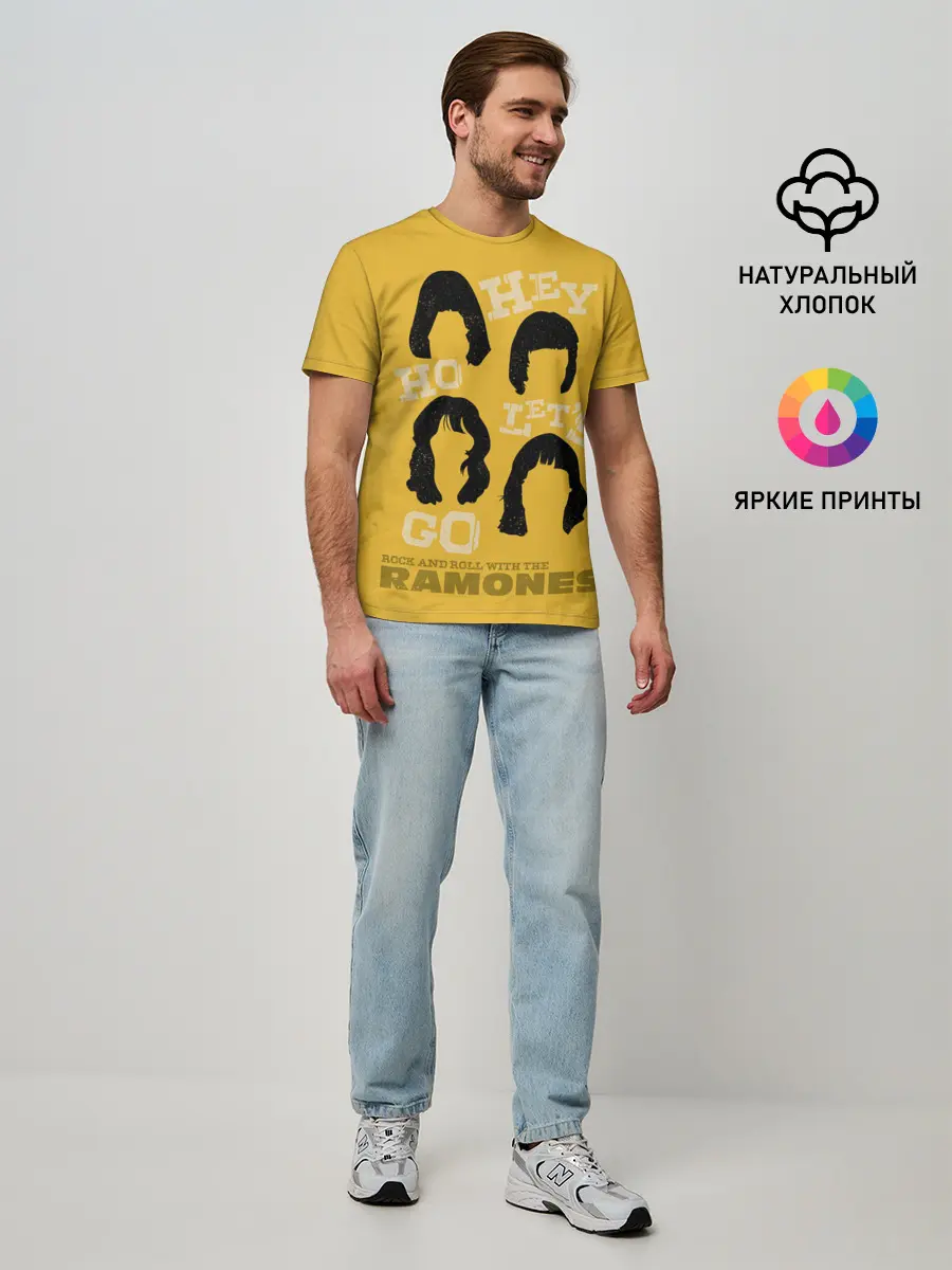 Мужская базовая футболка / Hey Ho Lets Gog