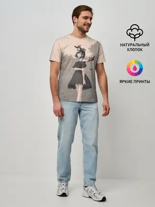 Мужская базовая футболка / Secre Swallowtail