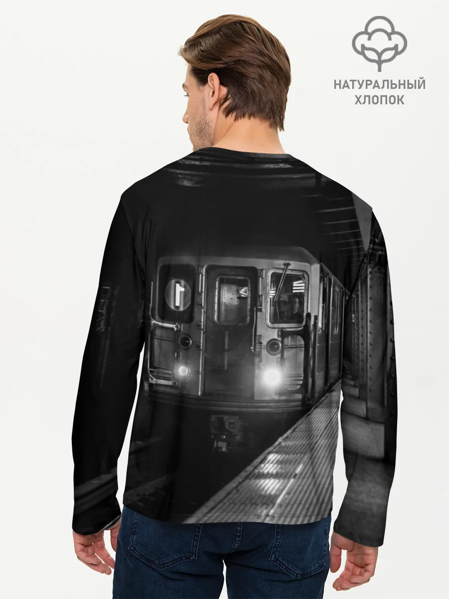 Мужской лонгслив базовый / METRO