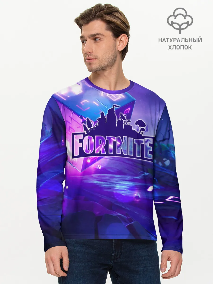 Мужской лонгслив базовый / Fortnite