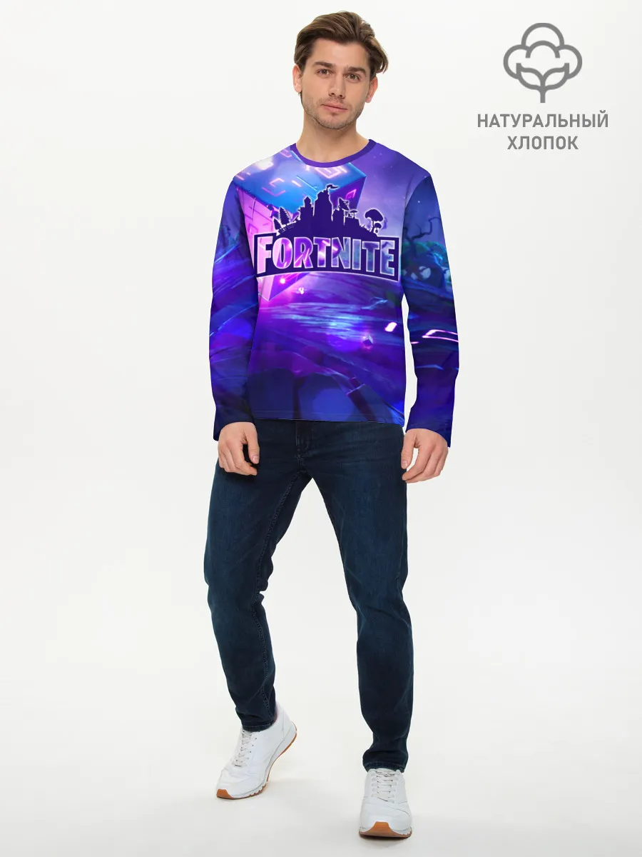 Мужской лонгслив базовый / Fortnite