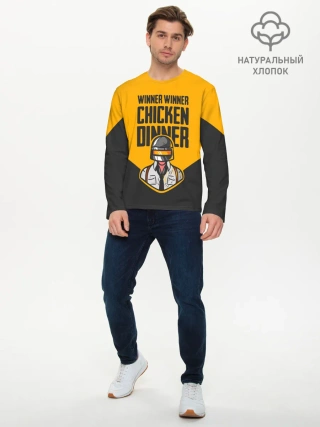 Мужской лонгслив базовый / PUBG