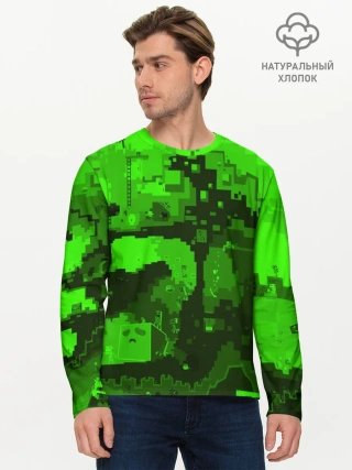 Мужской лонгслив базовый / Minecraft