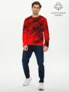 Мужской лонгслив базовый / RED FIRE STORM