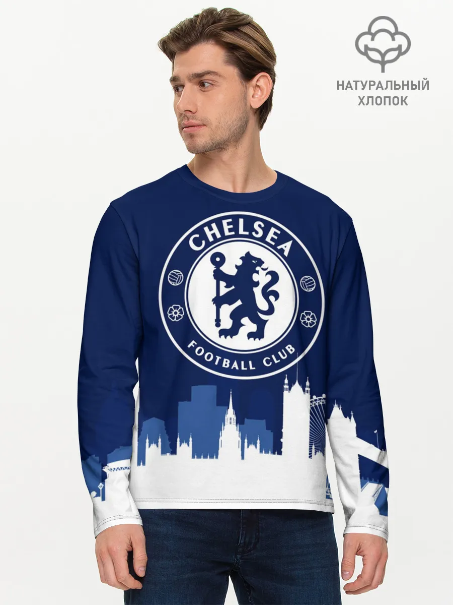 Мужской лонгслив базовый / Челси