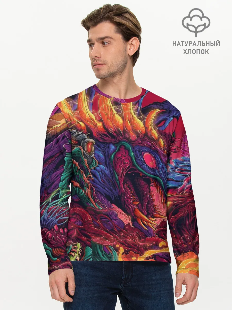 Мужской лонгслив базовый / HyperBEAST