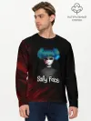 Мужской лонгслив базовый / Sally Face окровавленное лицо