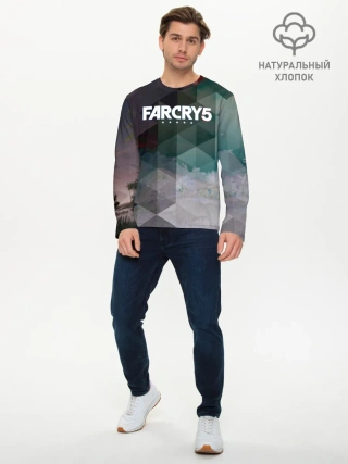 Мужской лонгслив базовый / FarCry polygon