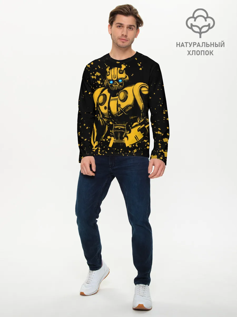 Мужской лонгслив базовый / Bumblebee