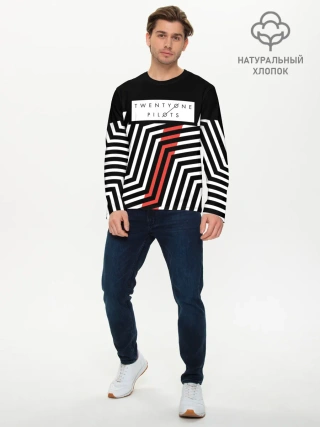 Мужской лонгслив базовый / Twenty One Pilots - Blurryface