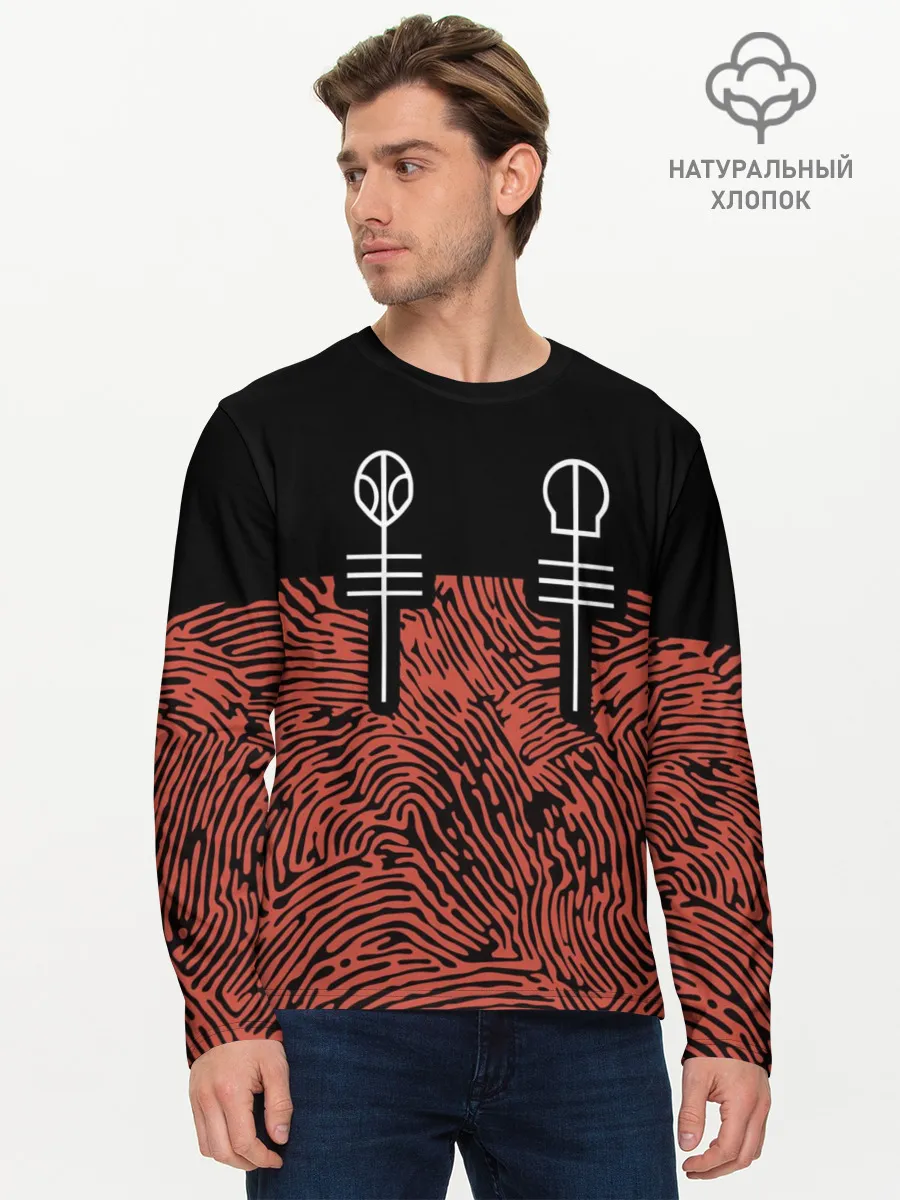 Мужской лонгслив базовый / Twenty One Pilots - Blurryface