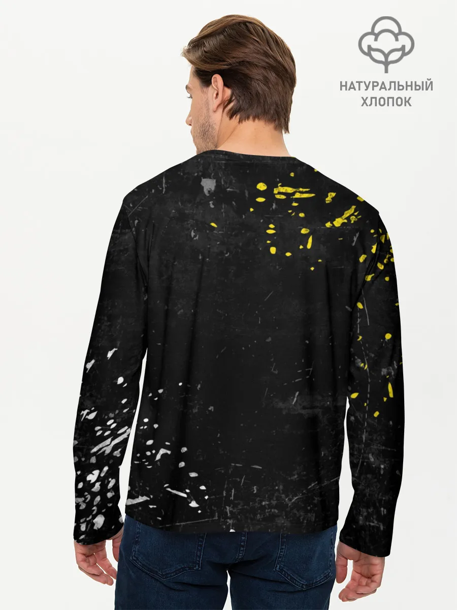 Мужской лонгслив базовый / TOP - Skeleton Clique