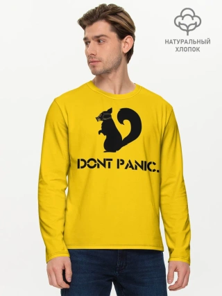 Мужской лонгслив базовый / Dont Panic.