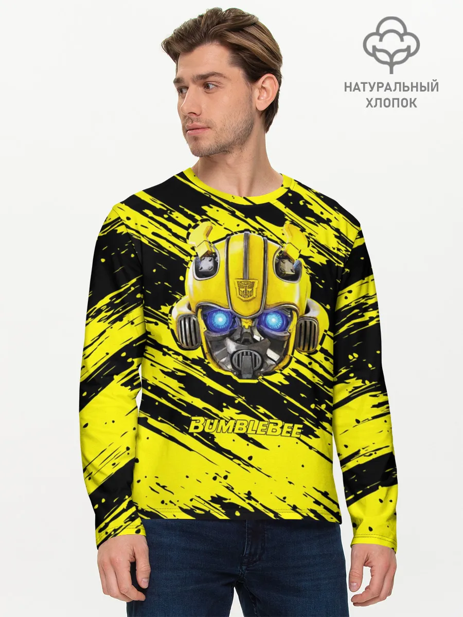 Мужской лонгслив базовый / Bumblebee