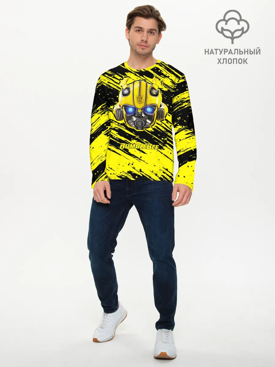 Мужской лонгслив базовый / Bumblebee