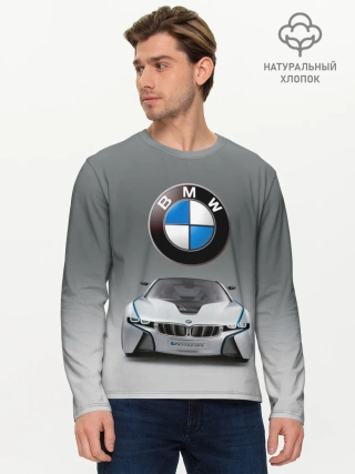 Мужской лонгслив базовый / BMW Vision