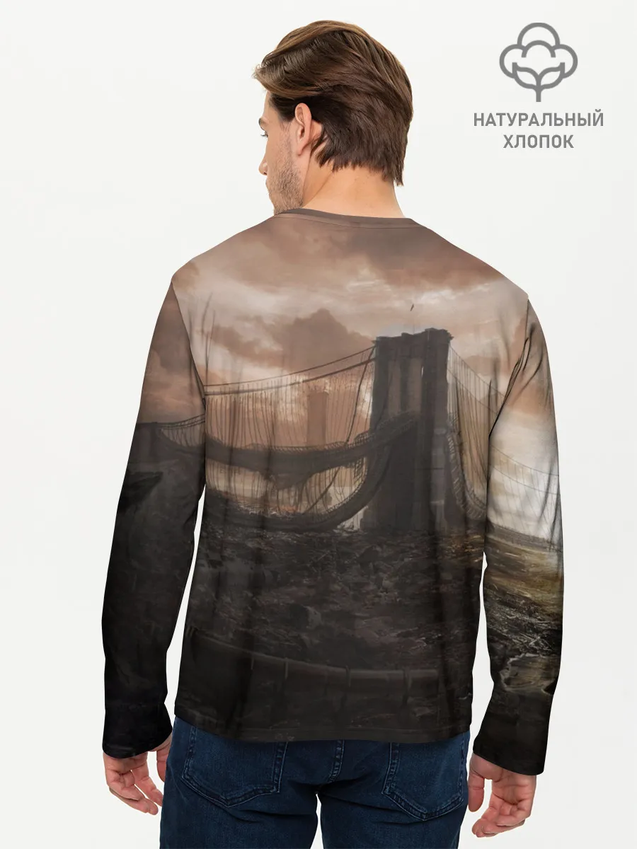 Мужской лонгслив базовый / Метро: Исход