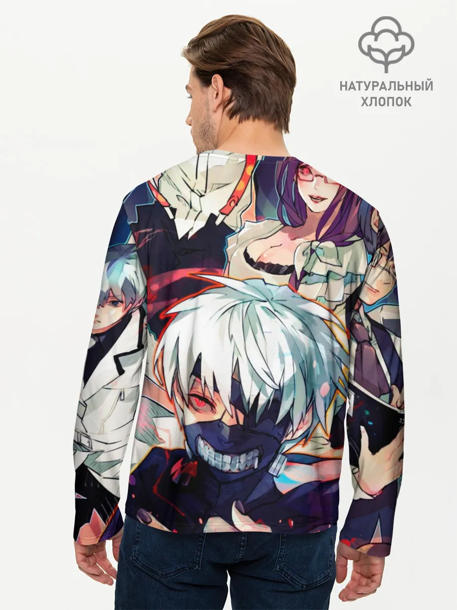 Мужской лонгслив базовый / Tokyo Ghoul