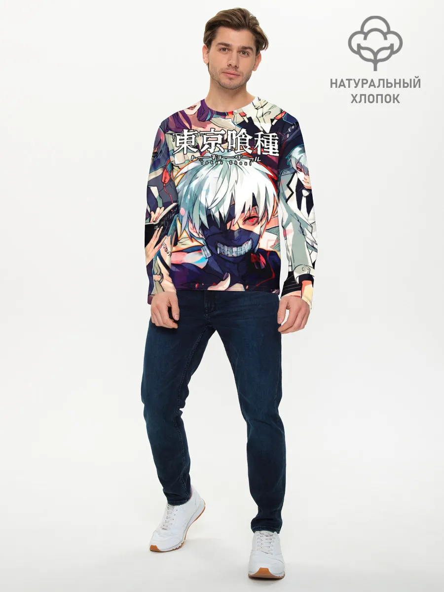 Мужской лонгслив базовый / Tokyo Ghoul