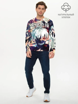 Мужской лонгслив базовый / Tokyo Ghoul