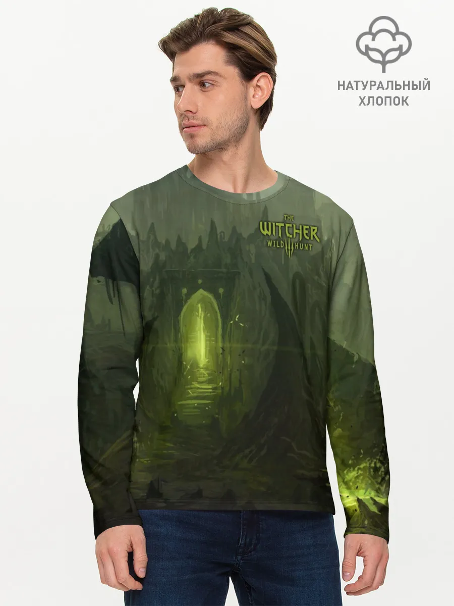 Мужской лонгслив базовый / Ведьмак 3: Дикая Охота