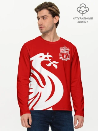 Мужской лонгслив базовый / Ливерпуль
