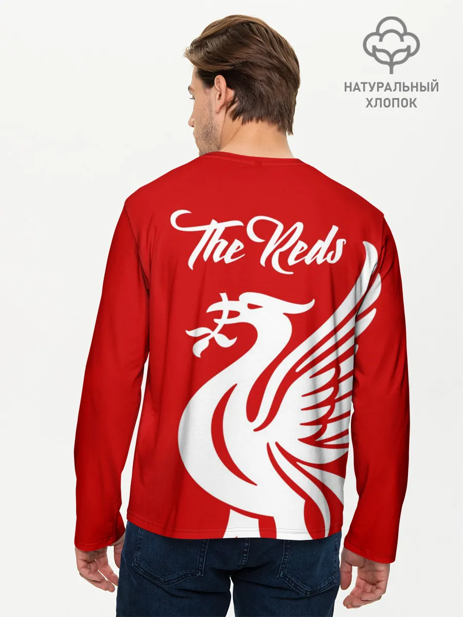 Мужской лонгслив базовый / Ливерпуль