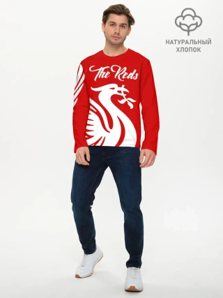 Мужской лонгслив базовый / Ливерпуль