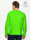 Мужской лонгслив базовый / Гранж зеленый