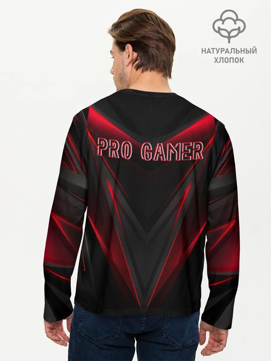Мужской лонгслив базовый / Pro Gamer