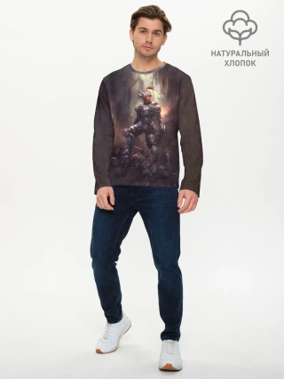 Мужской лонгслив базовый / Goblin Slayer darkness