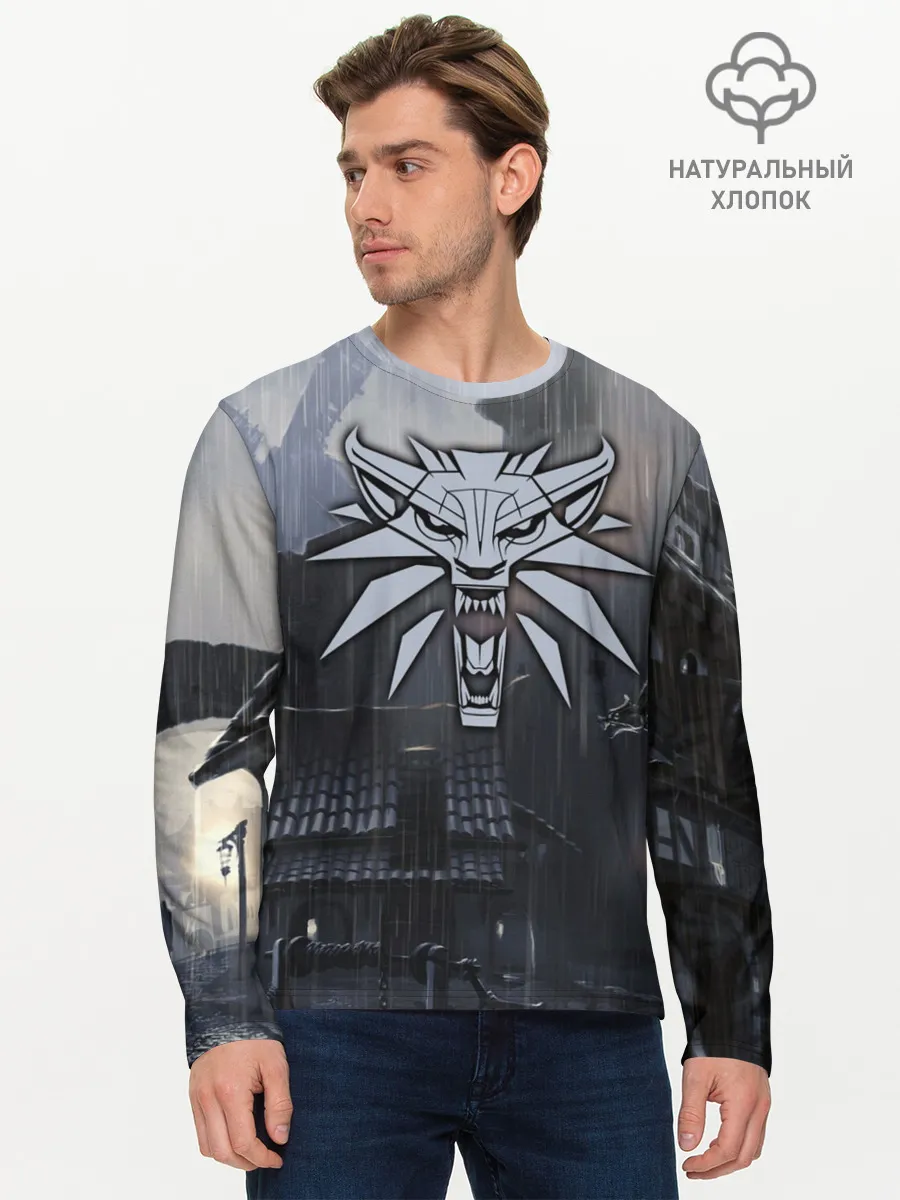 Мужской лонгслив базовый / The Witcher 3: Wild Hunt