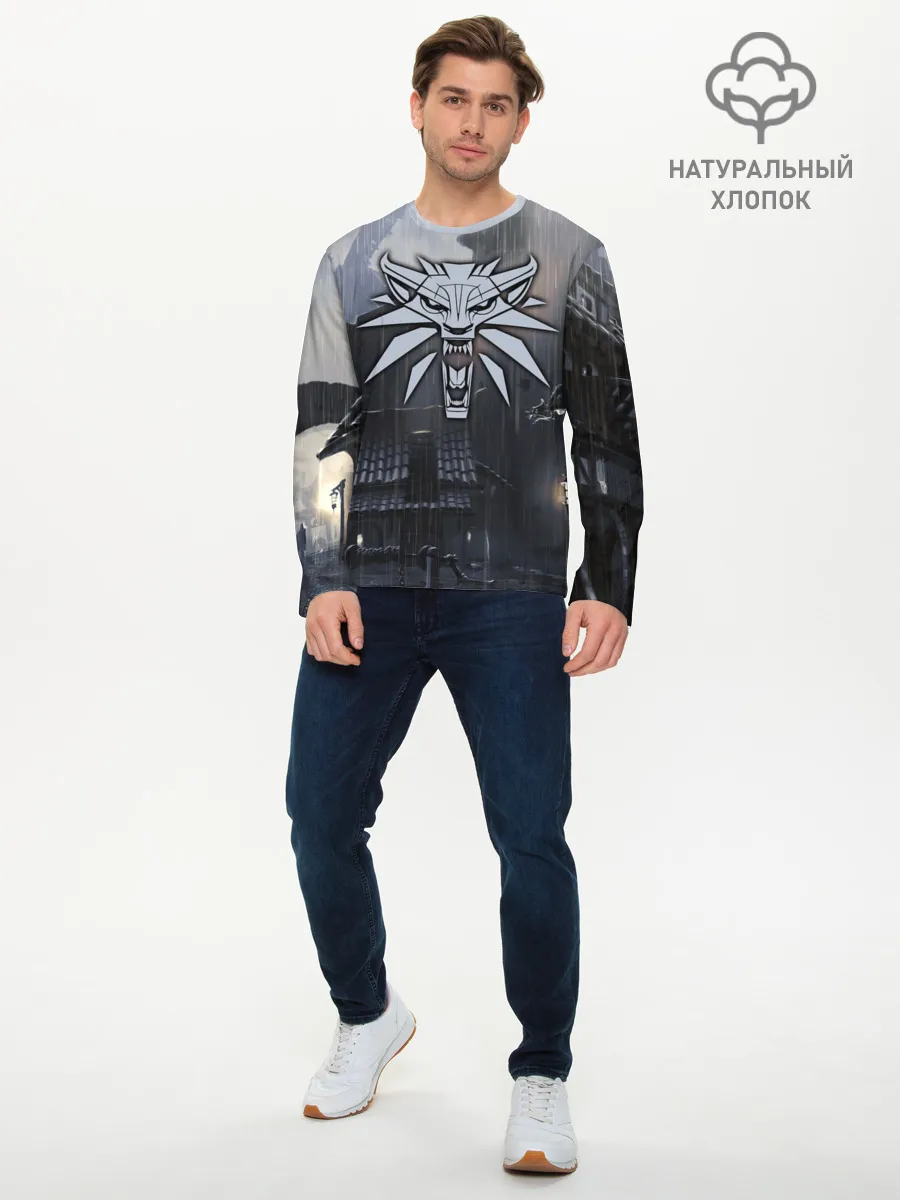 Мужской лонгслив базовый / The Witcher 3: Wild Hunt