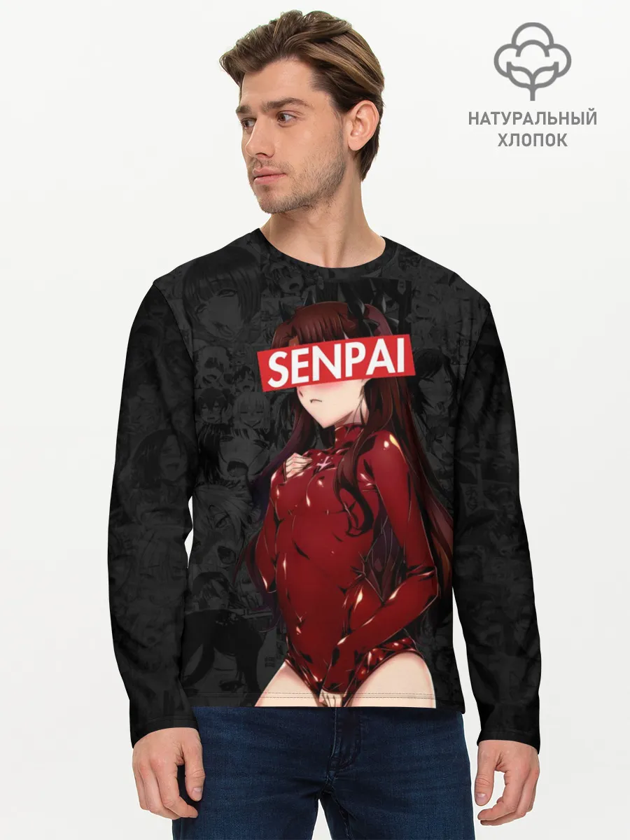 Мужской лонгслив базовый / Anime