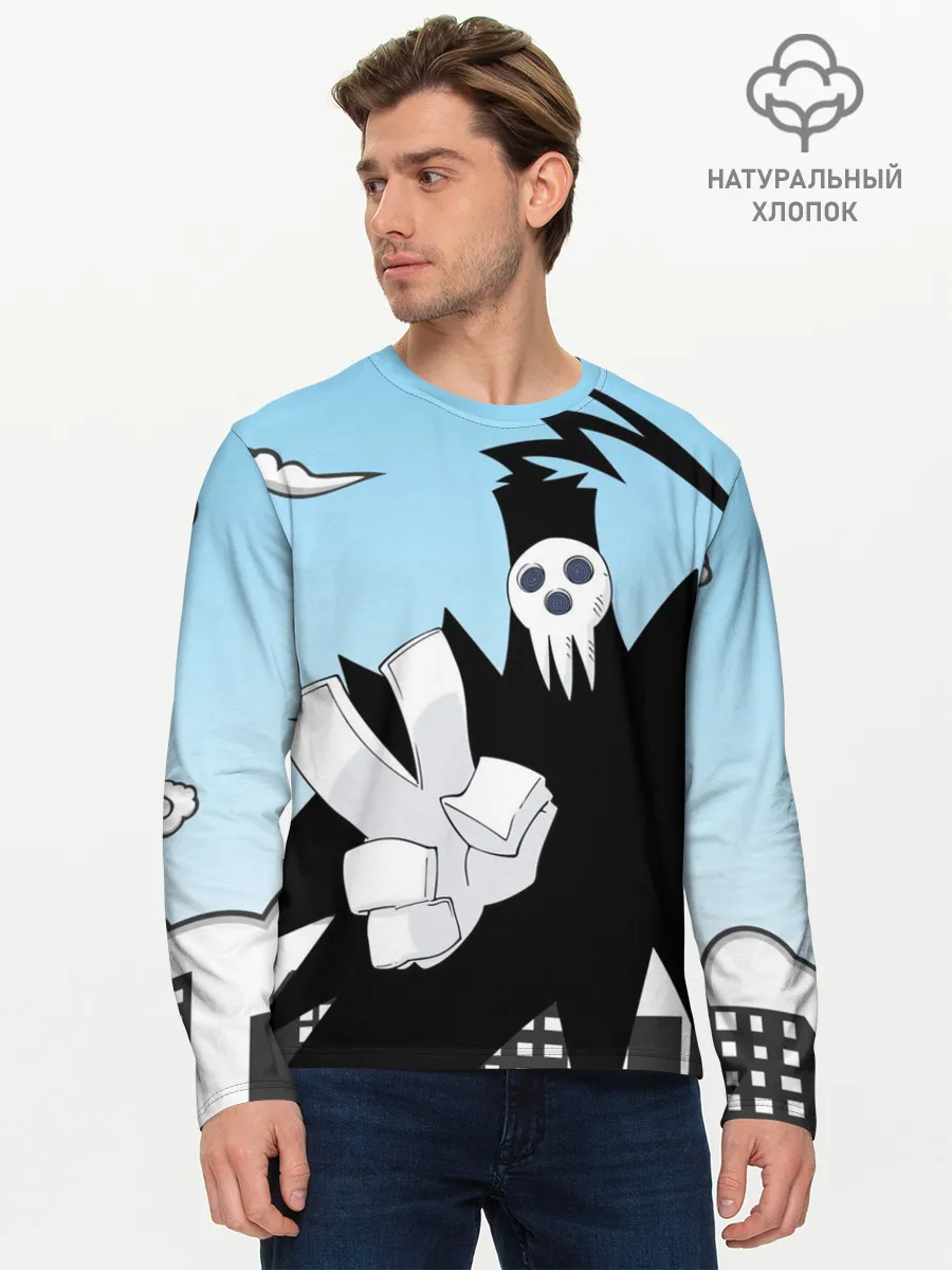 Мужской лонгслив базовый / Soul Eater - Shinigami